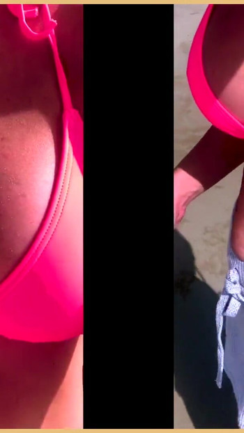 Moment cheie de la "Wifey îi uimește pe străini cu un bikini roz sexy"