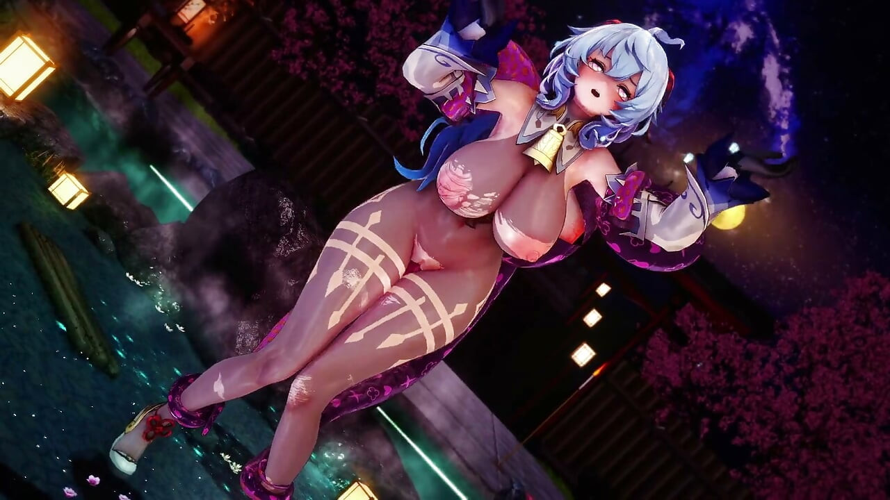 Genshin impact -hot spring canavar azgın sikiş ganyu - 3d hentai animasyonları