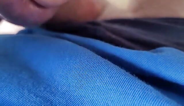 playing with my cock it's so good to play with