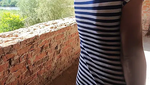 Oralsex Und Pussy Fick Im Stehen