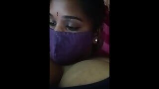Telugu hermanastra bigboobs pezones hinchados masaje hablando sucio para hermanastro