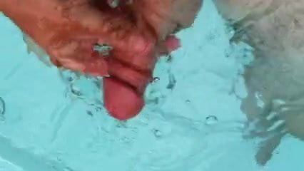 penis in the pool