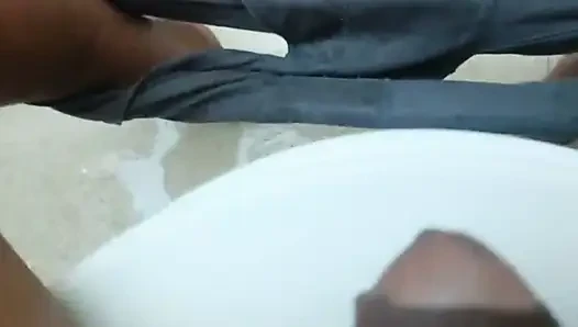 Indian big boobs Aunty bathroom enjoy