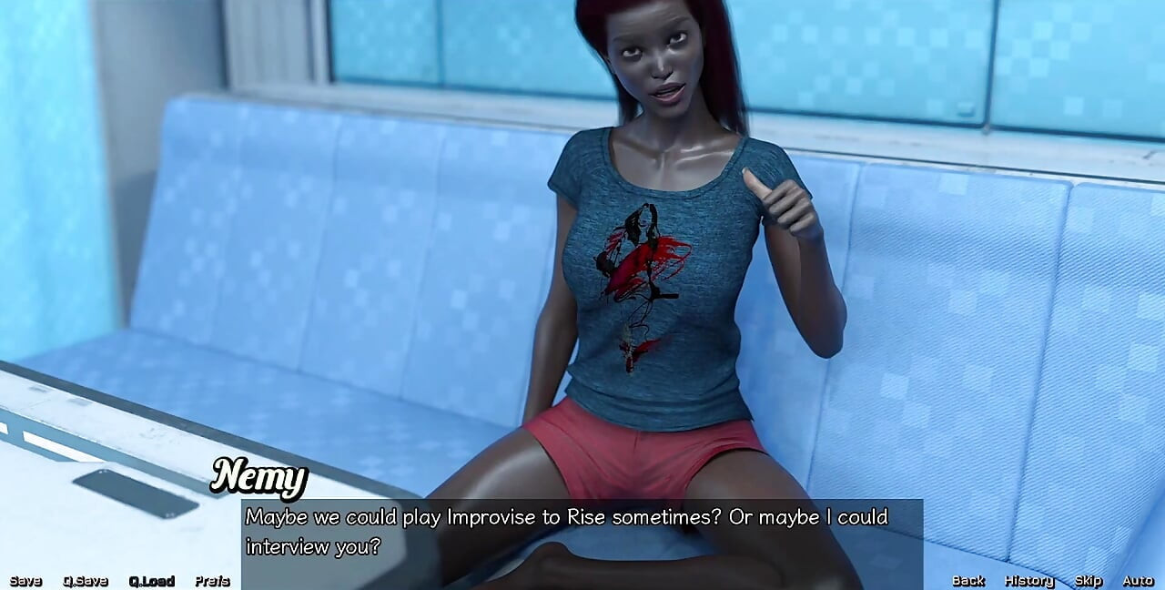 Stranded in Space - Married Busty Ebony Is Angry with Me