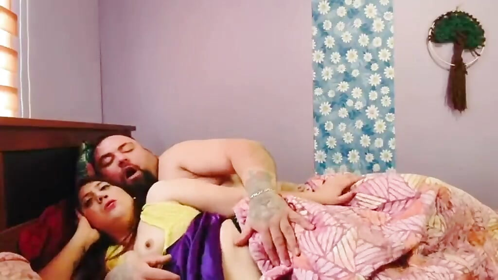 My stepfather and I fuck really hard and wildly until he cums inside me.