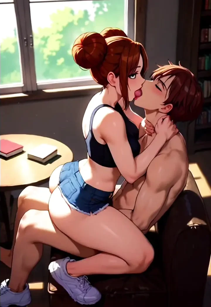 Hentai anime - without a condom because it feels richer