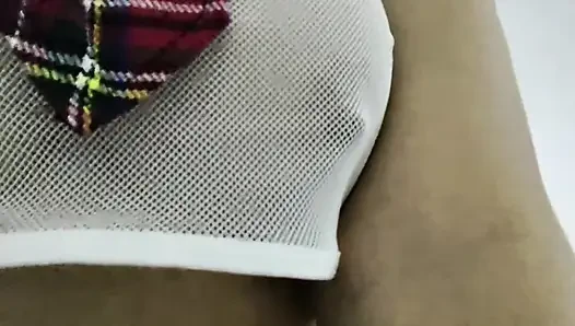 University student asks me to fuck her if I pass her the course and I end up with tremendous squirt