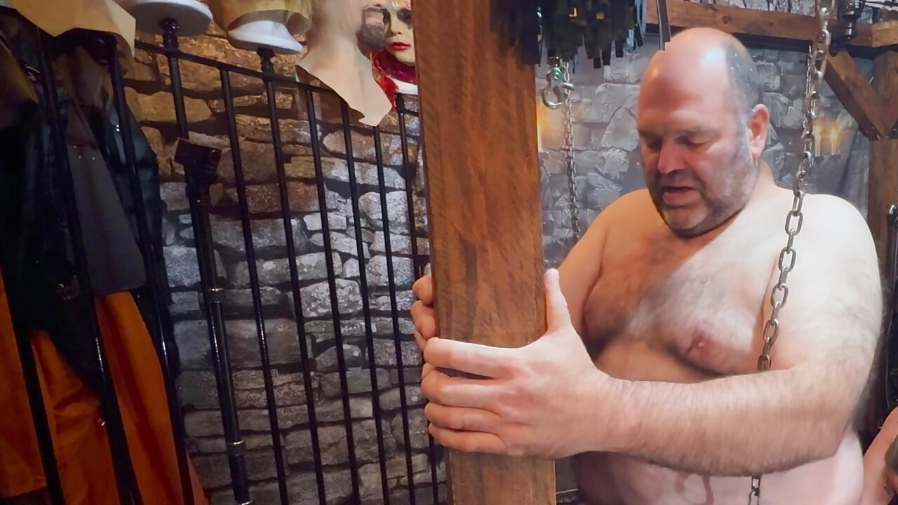 Part 3:- Punishment session for Stephanie for not sucking enough cock with Domina Satana and Lanista Bear.