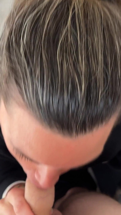 I Suck Him and He Cums in My Mouth in POV