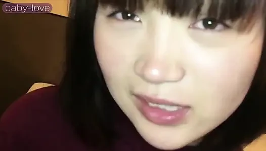 Trainee aktris pengisi suara: cewek imut polos yang pemalu berubah jadi liar dengan faceshot tanpa kondom