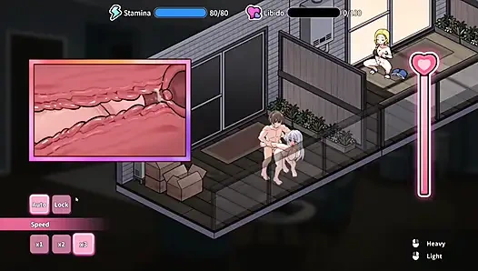 Hentai oyunu - yaramaz büyük memeli evli kadınla seks - ahlaksız hamam