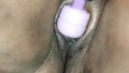 BBW cumming super hard and fast from toy
