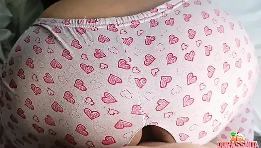 My stepdaughter wants to play at night, I hope you learn to stop throwing a tantrum! I fuck her delicious pussy on all fours, POV Perfect Ass