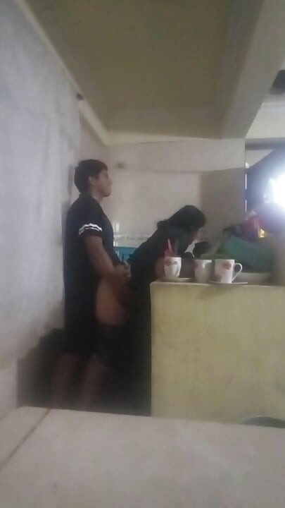 Maid Fucked in the Kitchen (my Wife Almost Found Us Out)