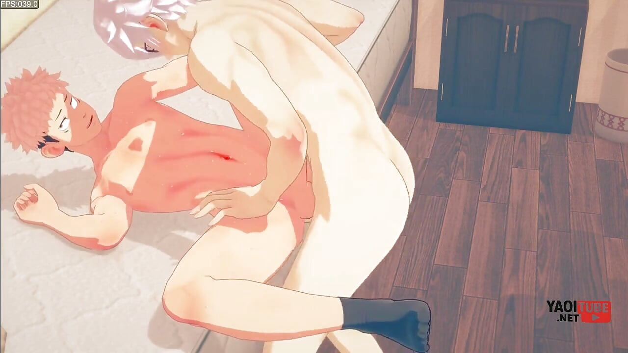 Jujutsu Kaisen Yaoi - Gojo在他的房间里乱搞 Yuuji
