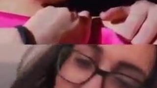 3 lésbicas brasileiras na webcam - parte i