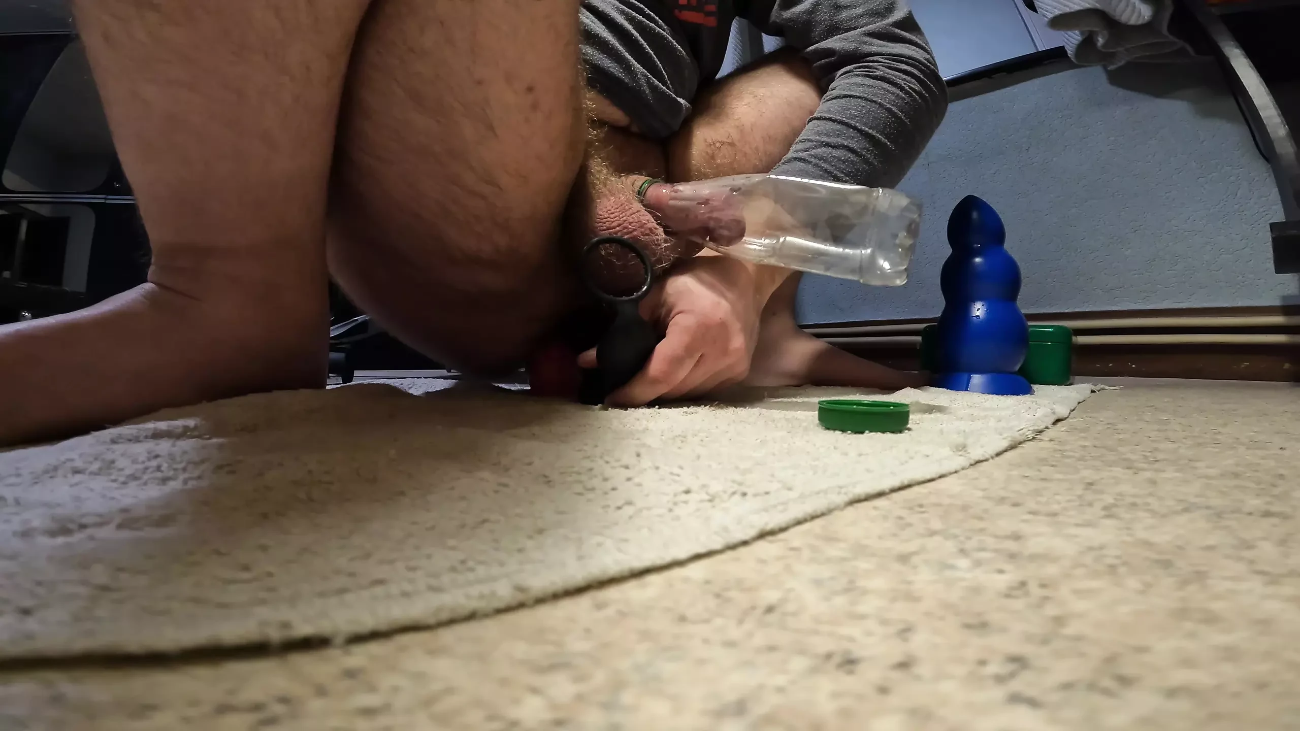 butt plug and cock in a bottle