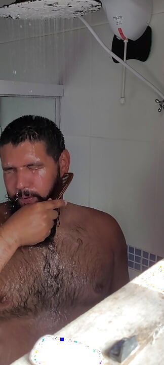 The atmosphere heated up... Come to the bath with me!