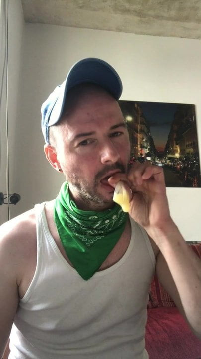 swallow a rubber