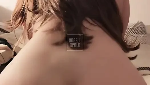 Blonde big ass riding my cock with desire