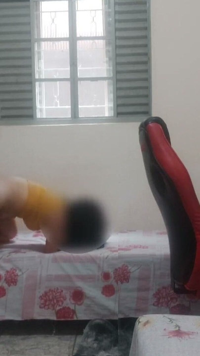 friend fucks his nerdy friend's young girlfriend behind his back while he is on the gamer | Clip 1