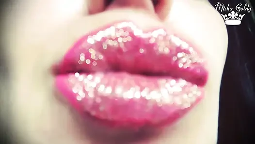 Smoking goddess & sexy lipstick