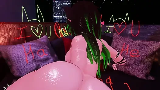 Azgın yandere waifu'nuzu sıkı deliklerine durmadan hamile bırakma