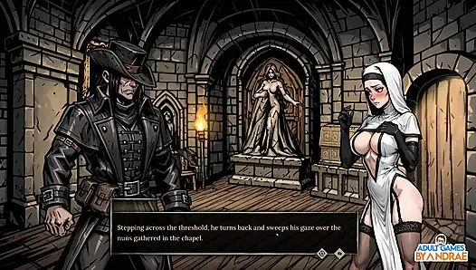 Sexorcism: Lust Confession Gameplay Part 5 – Abbess Roala Boss Fight & Inner Sanctuary Battle