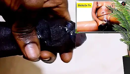 Solo teen masturbation while watching hot porn fucking with bottle, enjoying self sexual pleasure till my hardcore getting CUM