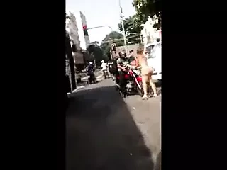 TS Charity fucking a Homeless