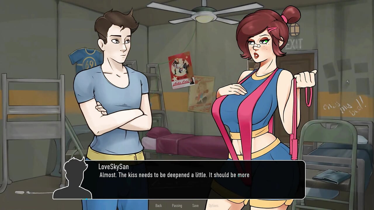Deep Vault 69 Fallout - Part 8 - Big Boobed Teen Kissing Lesson by Loveskysan