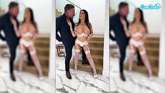 Tante semok romi rain dientot dan dicrot di muka di hari pernikahannya