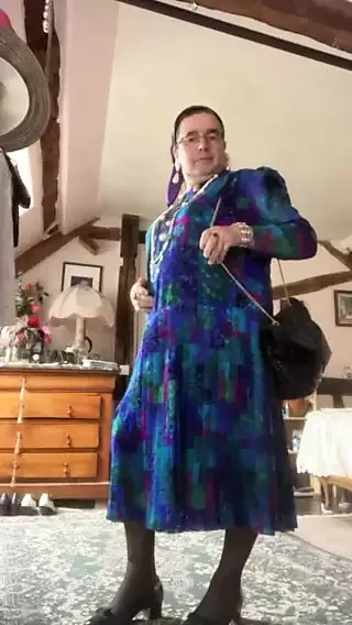 In Sunday dress