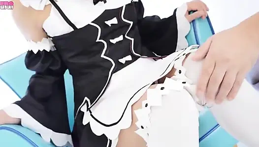 Rem Anime Cosplay Jepang -