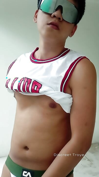 Asian Boy on his jersey - Pinoy Basketball Player