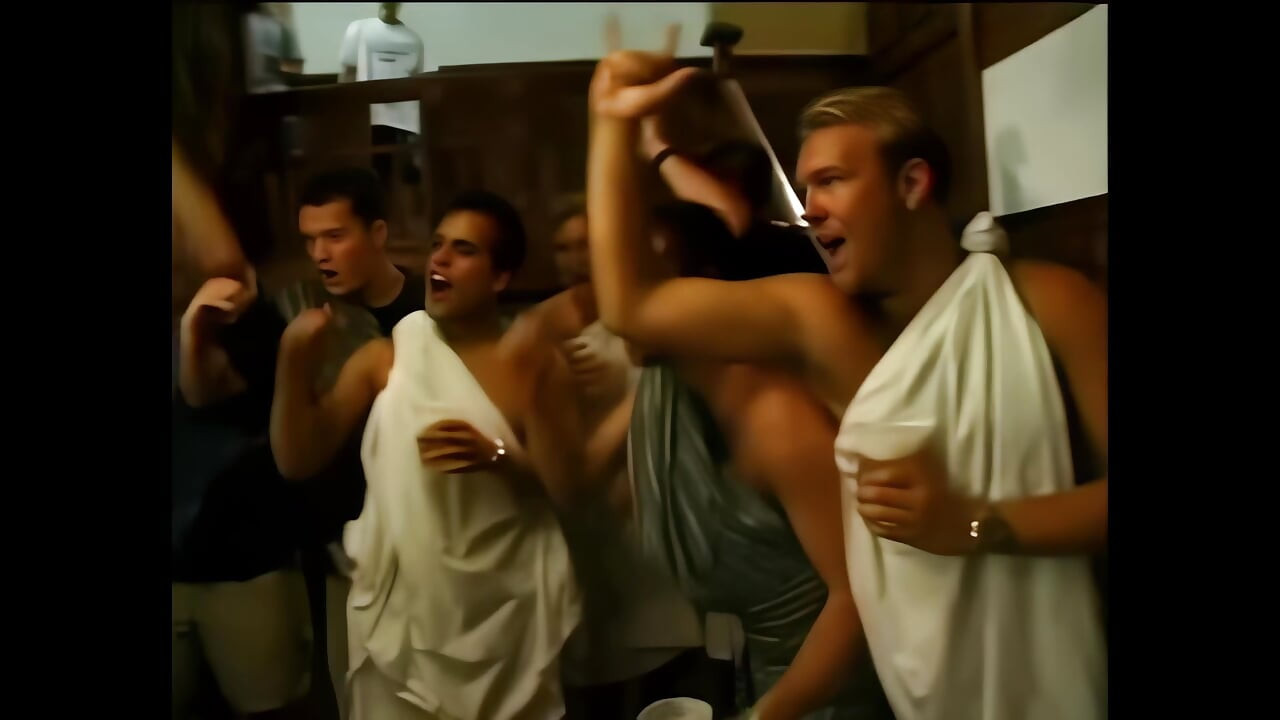 A Young Beauty Surrounded by Cocks