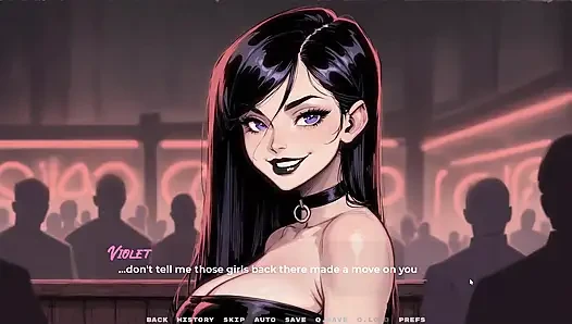 Pacar Baru Saya [ Game Hentai Tabu ] Ep.40 Gadis Gothic Mengisap Di Toilet Klub!