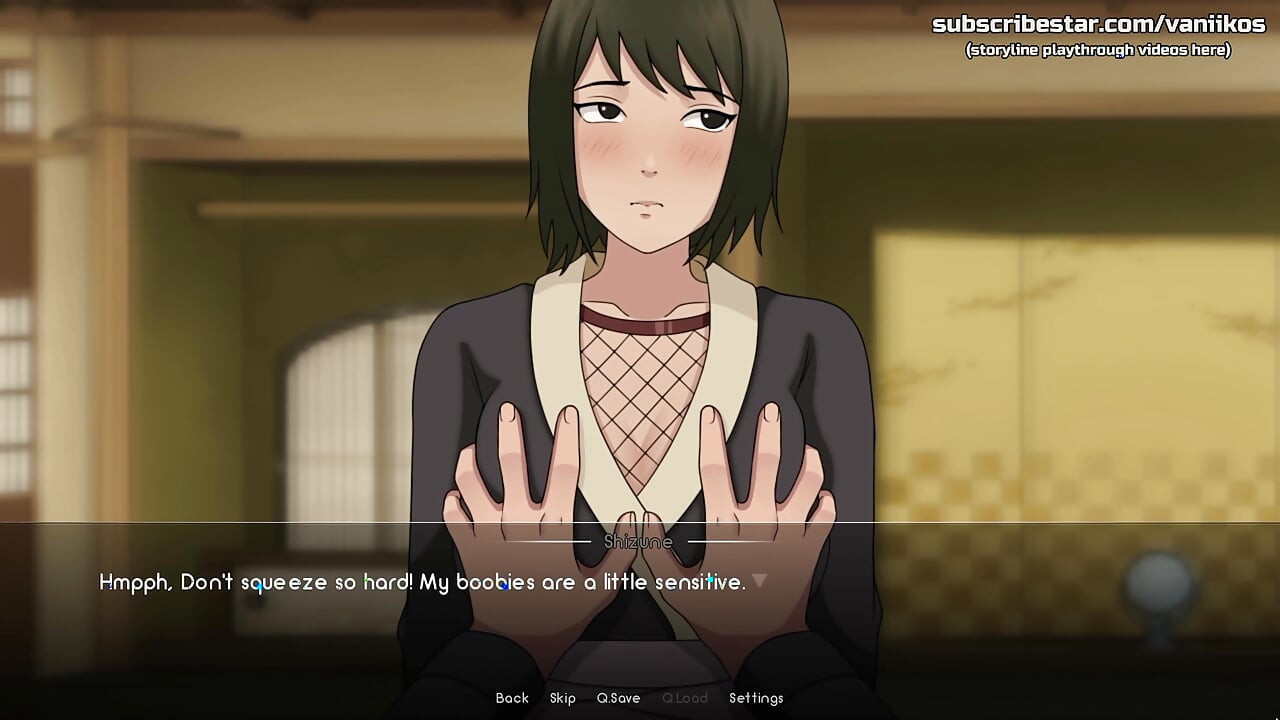 Naruto: Kunoichi Trainer - Big Ass MILFs Shizune and Tsuande Have a Threesome. Hot Blowjob and Doggy Style Pussy Creampies