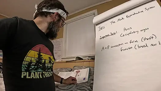 Anatomi dersi videosu erkek orgazmının yanlışlıkla gösterisine dönüşüyor