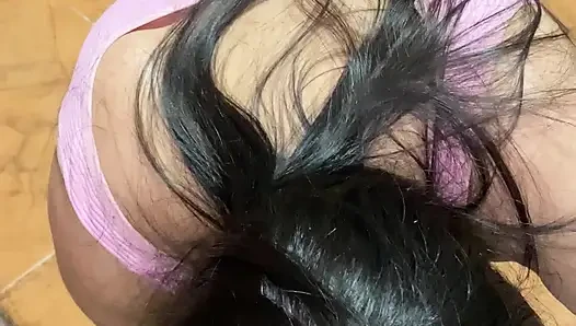 POV big ass stepsister seduces me in the kitchen