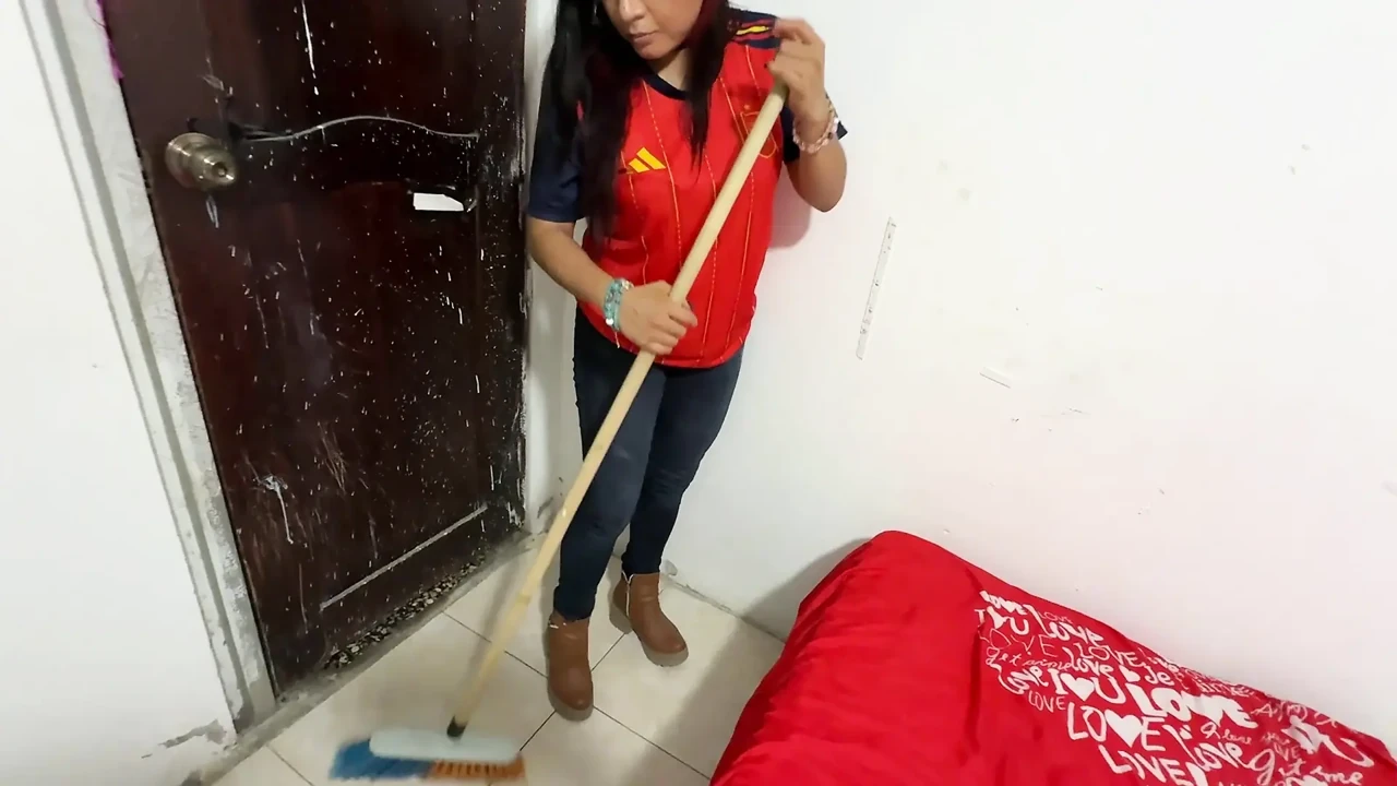 Sex With The Cleaning Lady. It's Her First Day On The Job.