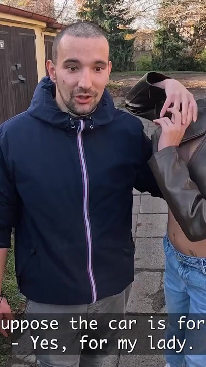VIP4K. He wanted to buy a car, but instead sold his Girlfriend's Pussy to a Stranger | Clip 1