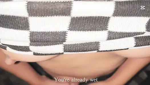 Pacar Saya Mengerang dan Berbicara Kotor Denganku Saat Aku Kerasnya - Subtitle Indonesia