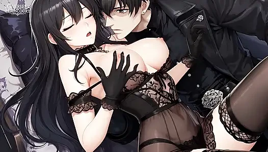 Goth mädchen-fan fickt rockstar hinter den kulissen - Hentai