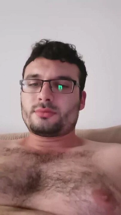 Cute fat hairy boy