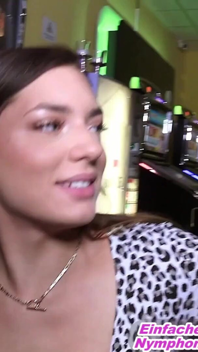 PUBLIC BUKKAKE GANGBANG with german teen in casino flashing | Clip 2