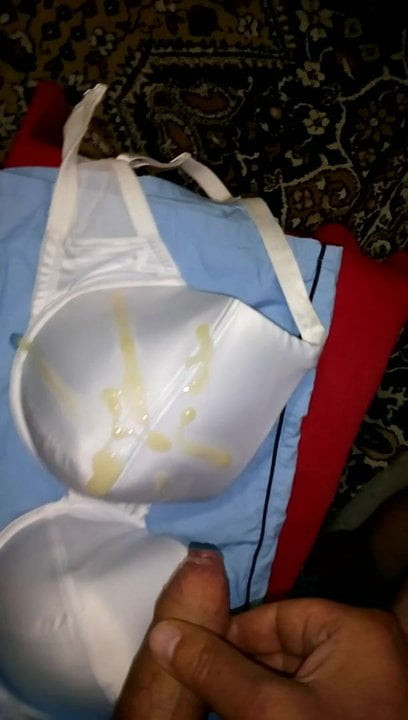 cum satin bra