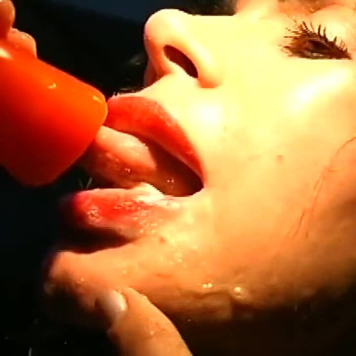 This MILF Gives a Tomato Blowjob