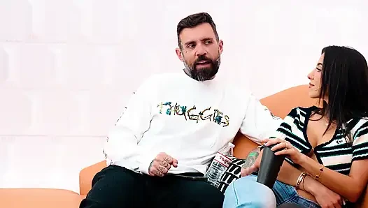 Threesome on My First Podcast