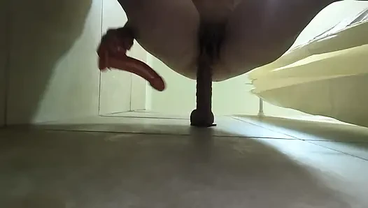 Duschkabine Dildo DP MILF GILF Solo Selbstgedrehte MILF